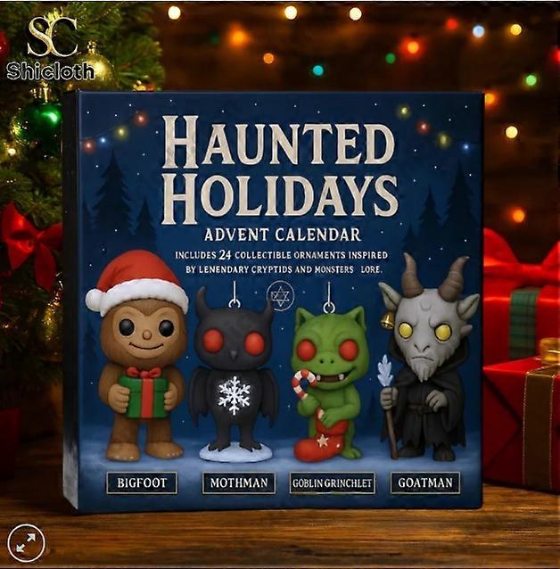 Halloween Advent Festival Blind Box Christmas Tree Decoration Acrylic Pendant