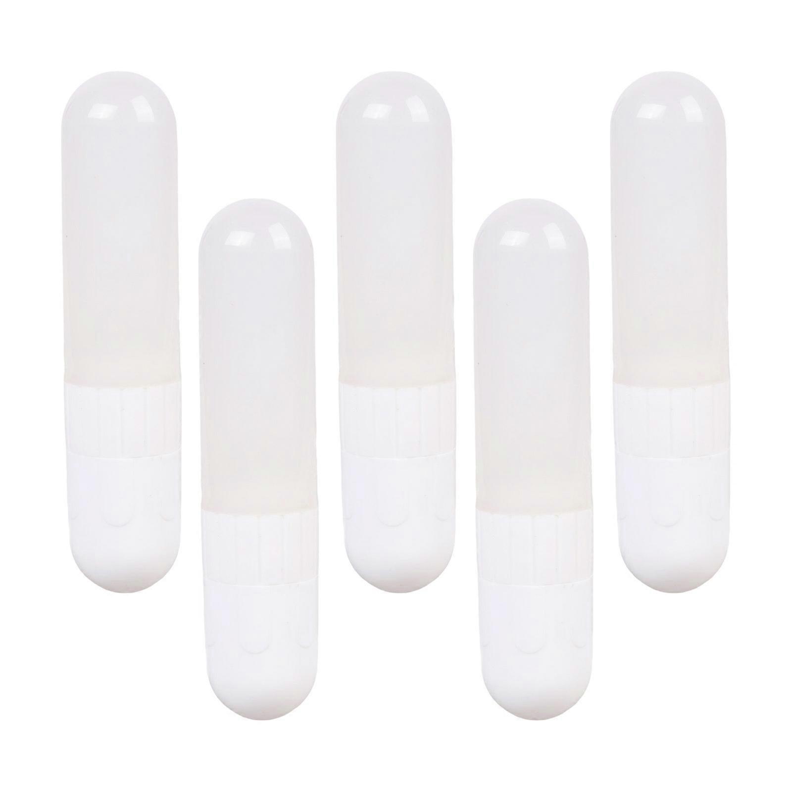 5 Pack Round Tip Marker Bottle Set Reusable Reverse Thread Mechanism Mixing Design for Detailed Leather Painting Multicolor