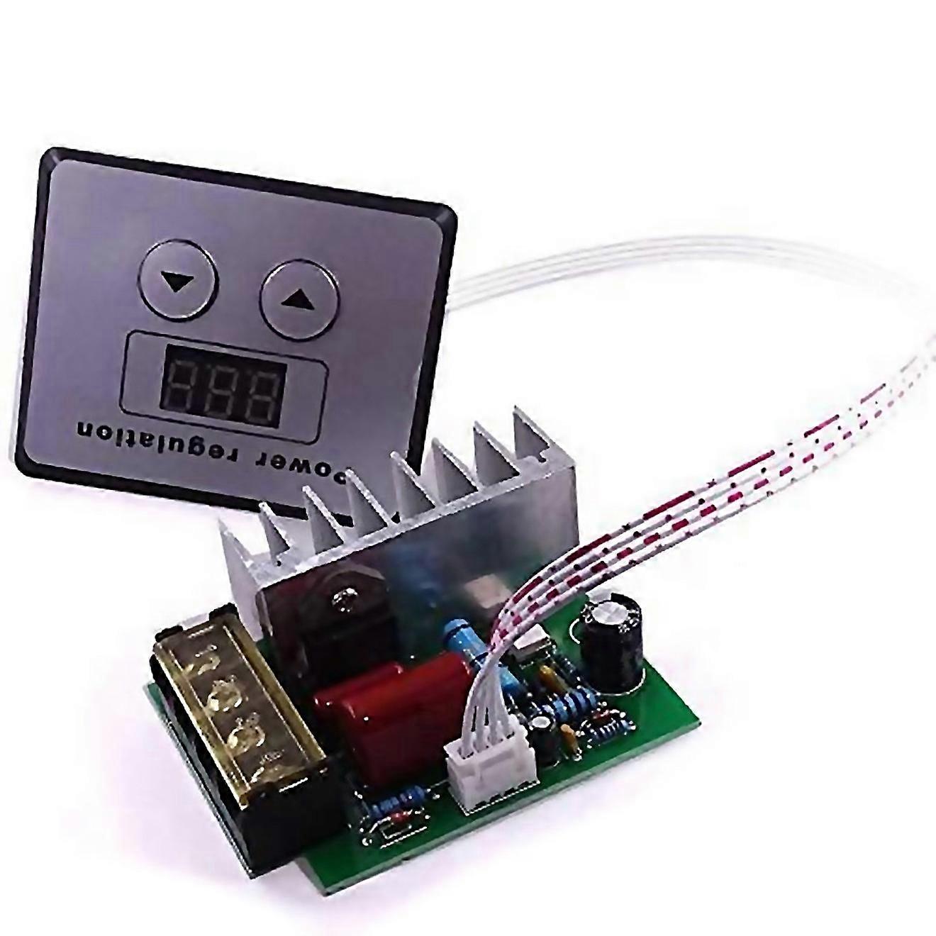 For 4000w 220v Ac Scr Voltage Regulator Dimmer Electric Motor Speed Temperature Controller Digital