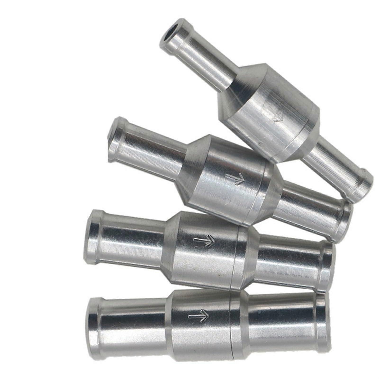 612mm Aluminium Alloy One Way Check Valve For Fuel Lines Non 1 Piece 10mm Connection
