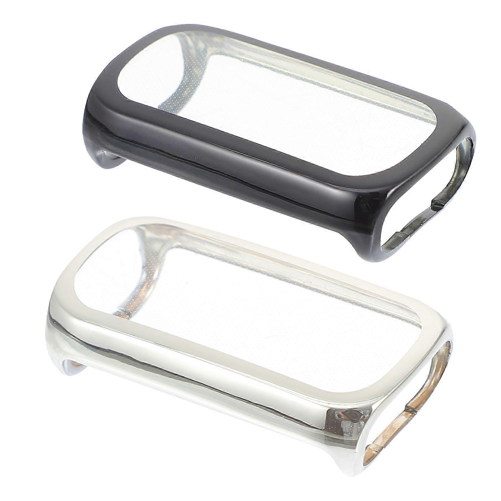 Smartwatch Screen Case Black Tpu for Luxe 2Pcs Watch Screen Protector