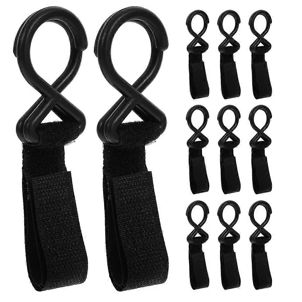 Universal Multifunctional Stroller Hooks for Hanging 12Pcs Set
