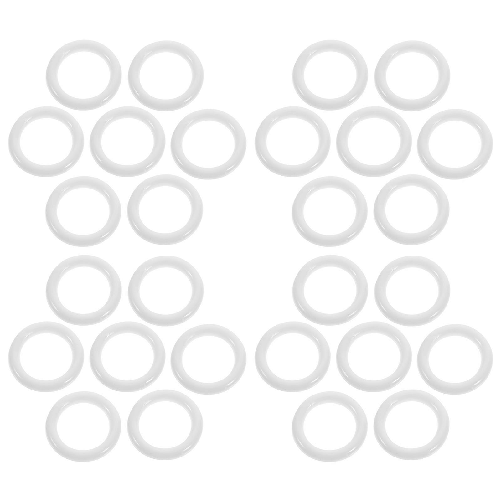 200Pcs Plastic Curtain Grommets for Window Drapery