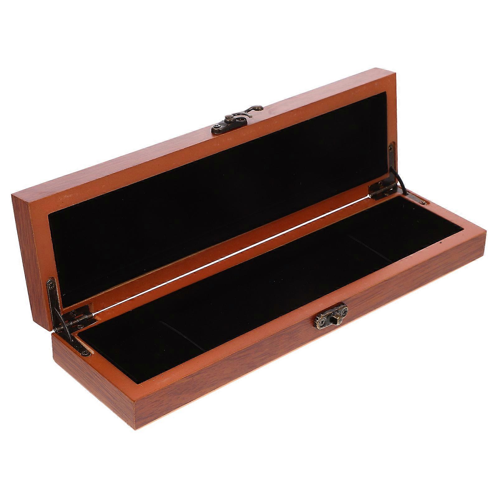 Harmonica Carrying Case Wooden Storage Box for Safe Keeping 4Pcs