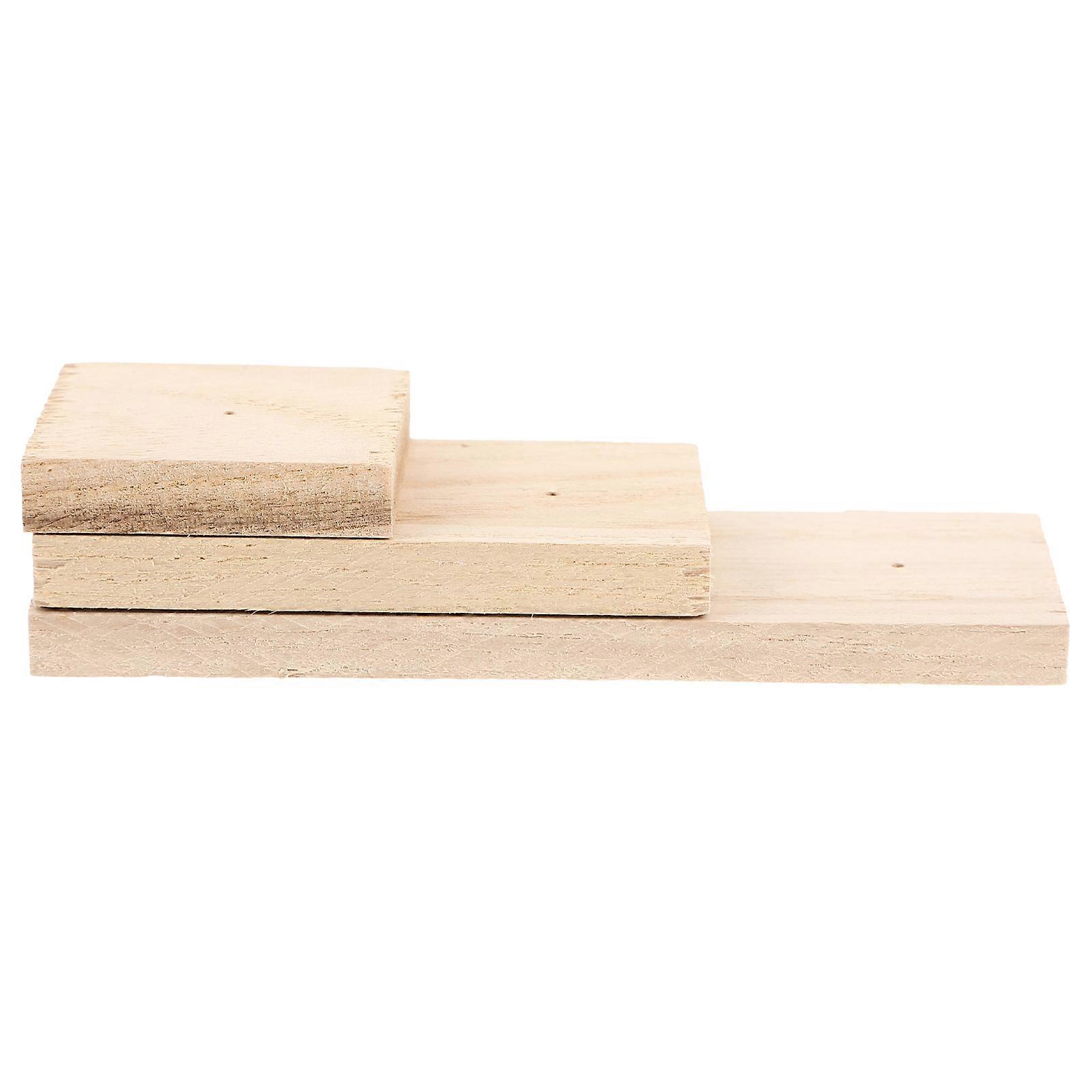 Wooden Specimen Display Stand Insect Pinning Block for 4Pcs Purpose