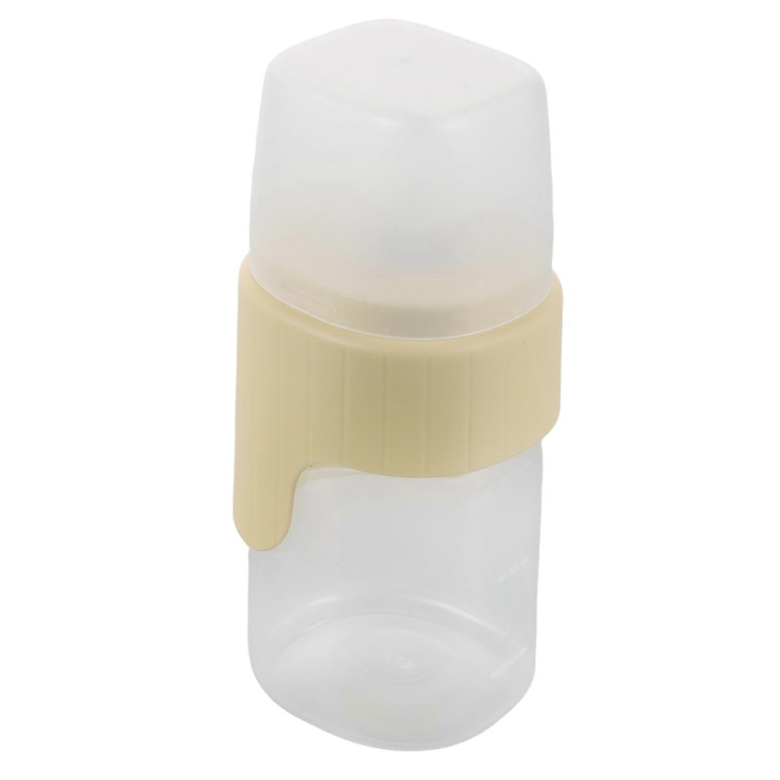 Pet Nursing Bottle with Small Nipple for Puppies and Kittens 2Pcs Yellow