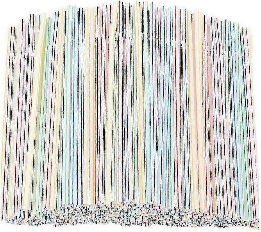 600pcs Plastic Straws Plastic Drinking Straws -flexible Plastic Straws