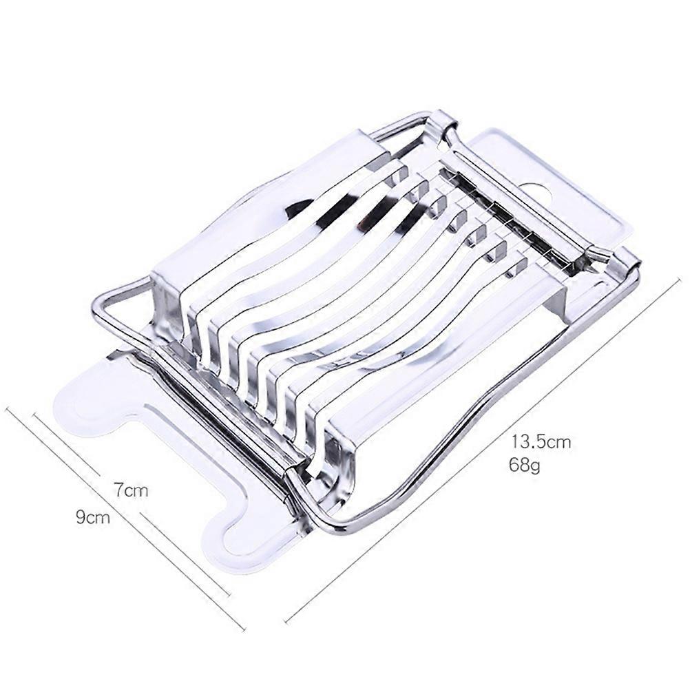 Egg Separators Multifunctional Boiled Egg Food Silver Cutting Wires Restaurant Use 1Pack