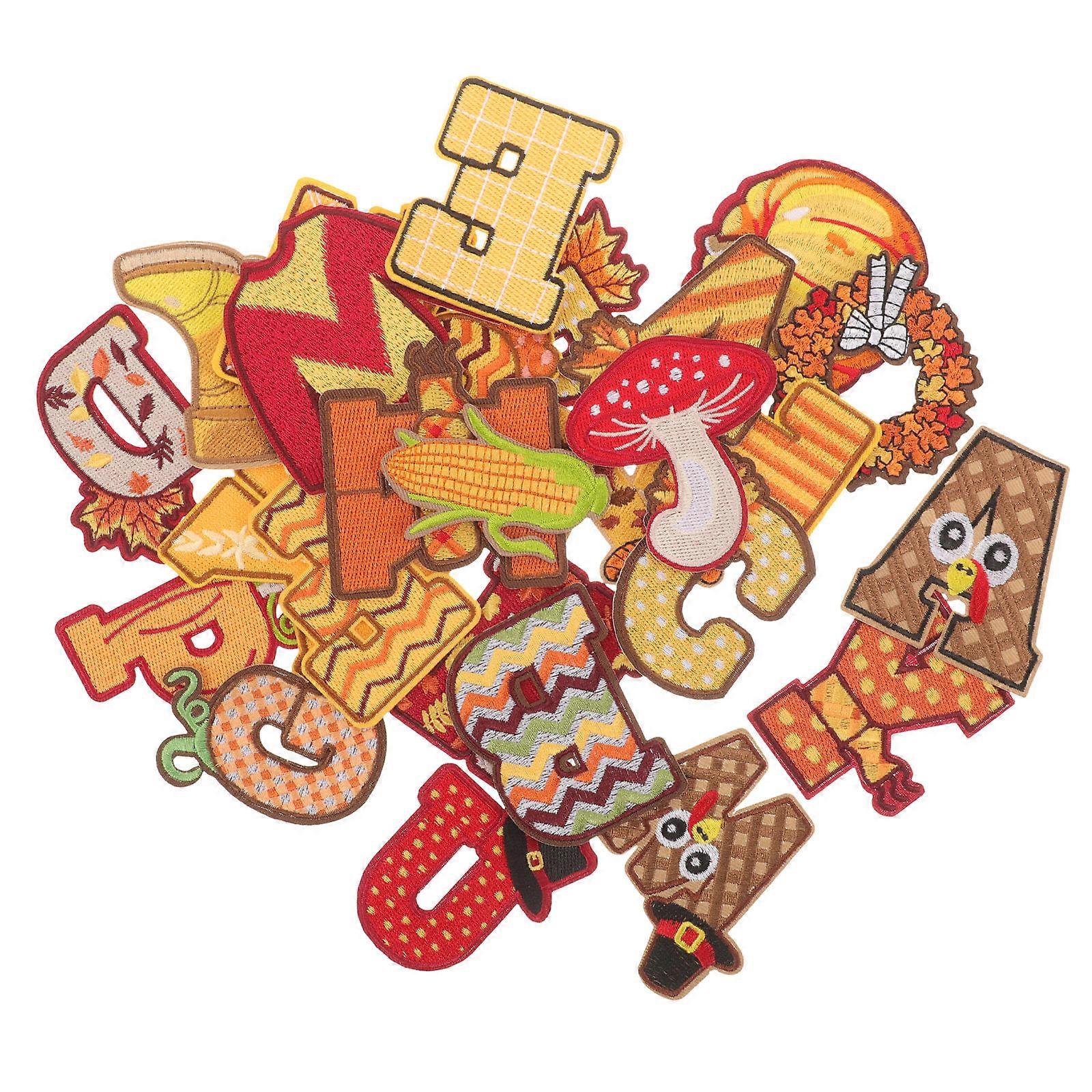 78 Pcs Iron On Letter Patches For Craft Enthusiasts Ideal For Daily Use To Enhance Clothes And Accessories