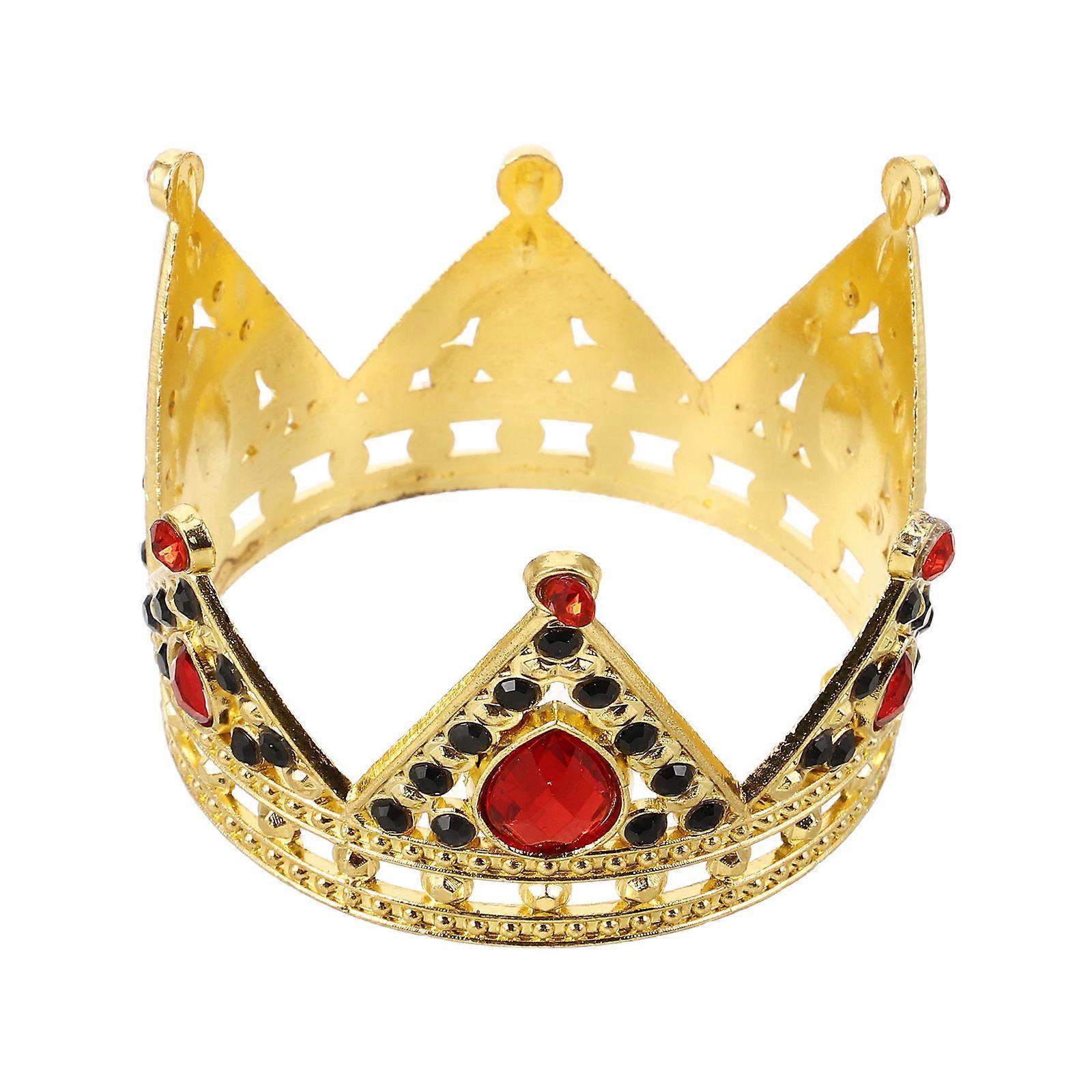 Golden Crown Cake Topper Baking Cake Decoration Small Crown 3Pcs Set