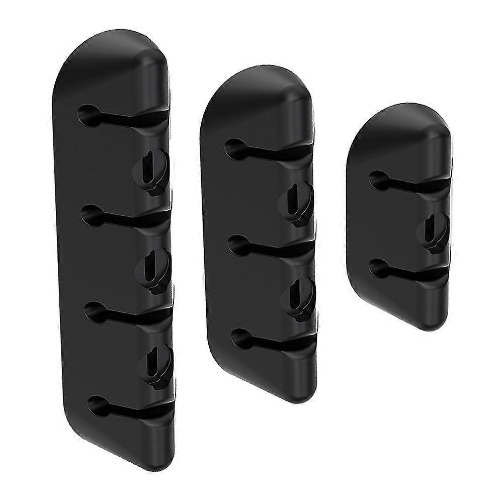 Desk Organization Wire Clips TPR Material For Family Members 3Pcs