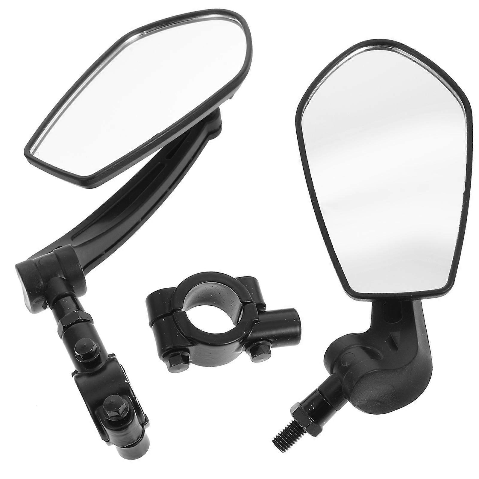 Bicycles Rearview Mirror 2Pairs ABS Material with 360 Degree Rotation Function