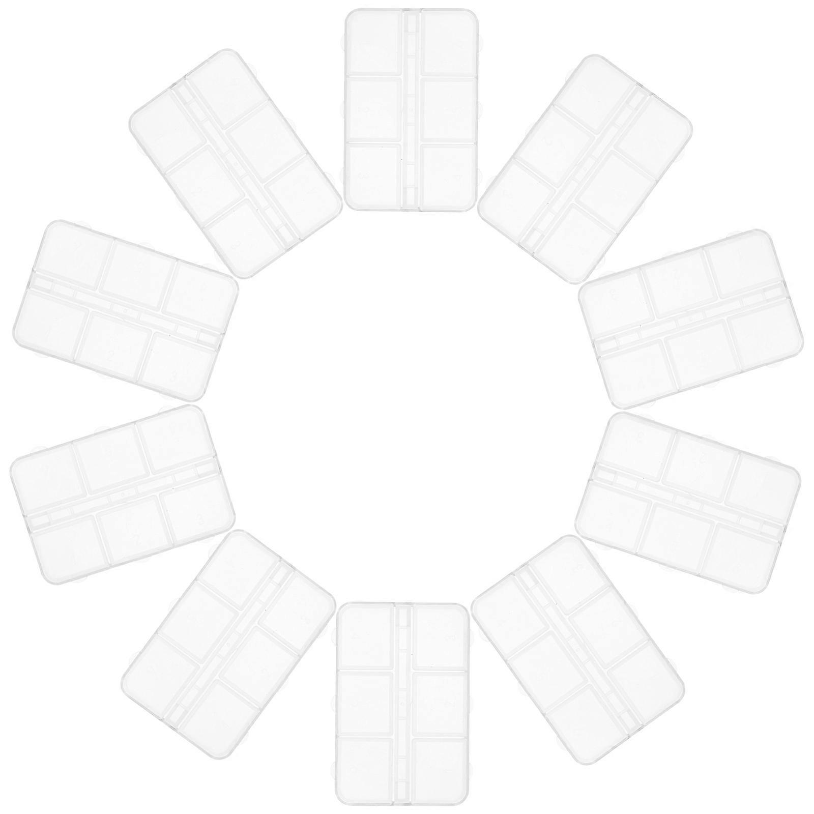 Multi-Grid Beads Organizer 30 Pcs Transparent Nail Box Designed For Sorting Nail Art Supplies At Home With Convenient Functionality