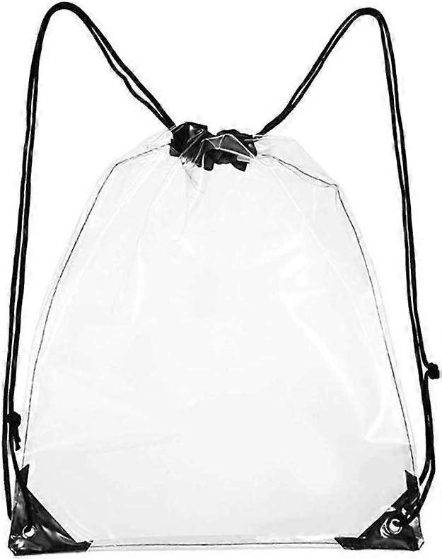Lightweight And Durable Drawstring Backpack For Travel And Storage Transparent Drawstring Backpack