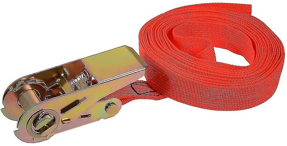 Ratchet Tie Down Lashing Strap 5mx25mm 250kg Load Cap Polypropylene For Moving