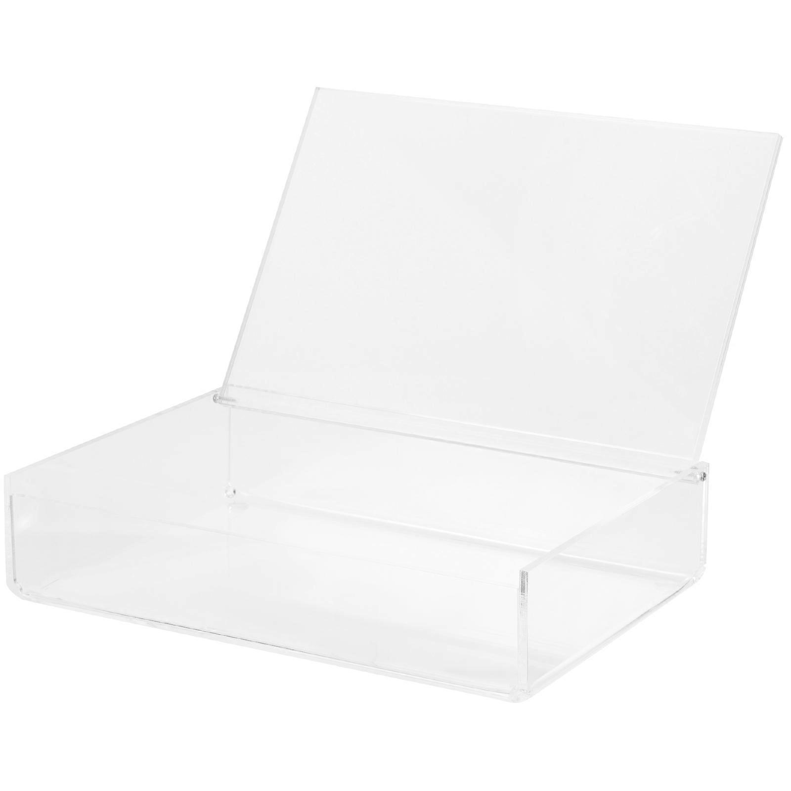 Acrylic Boxes Multipurpose Storage Box for Keepsakes 12Pcs Clear Organizer