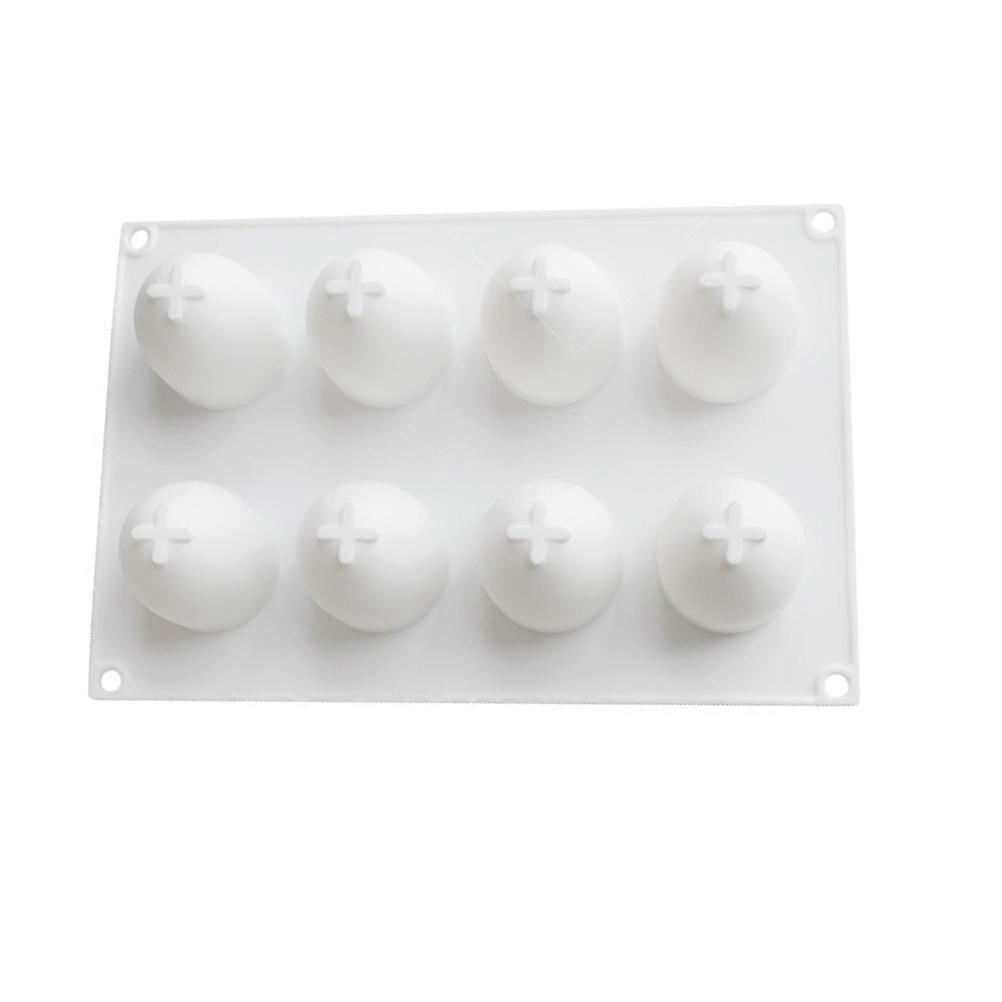 Cupcake Making Tool for Baking Use 2Pcs Easter Egg Shape White Kitchen Mold