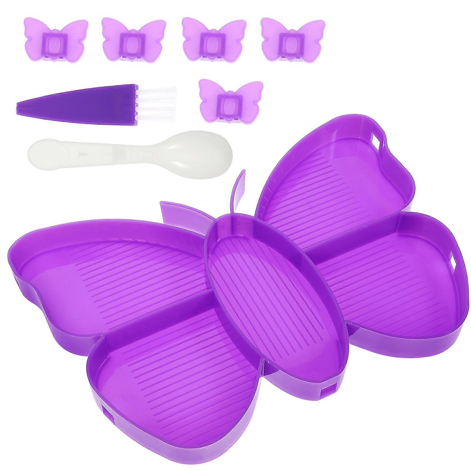 Diamond Tray Bead Dotting Tool Tray for Planting Flowers 2Sets