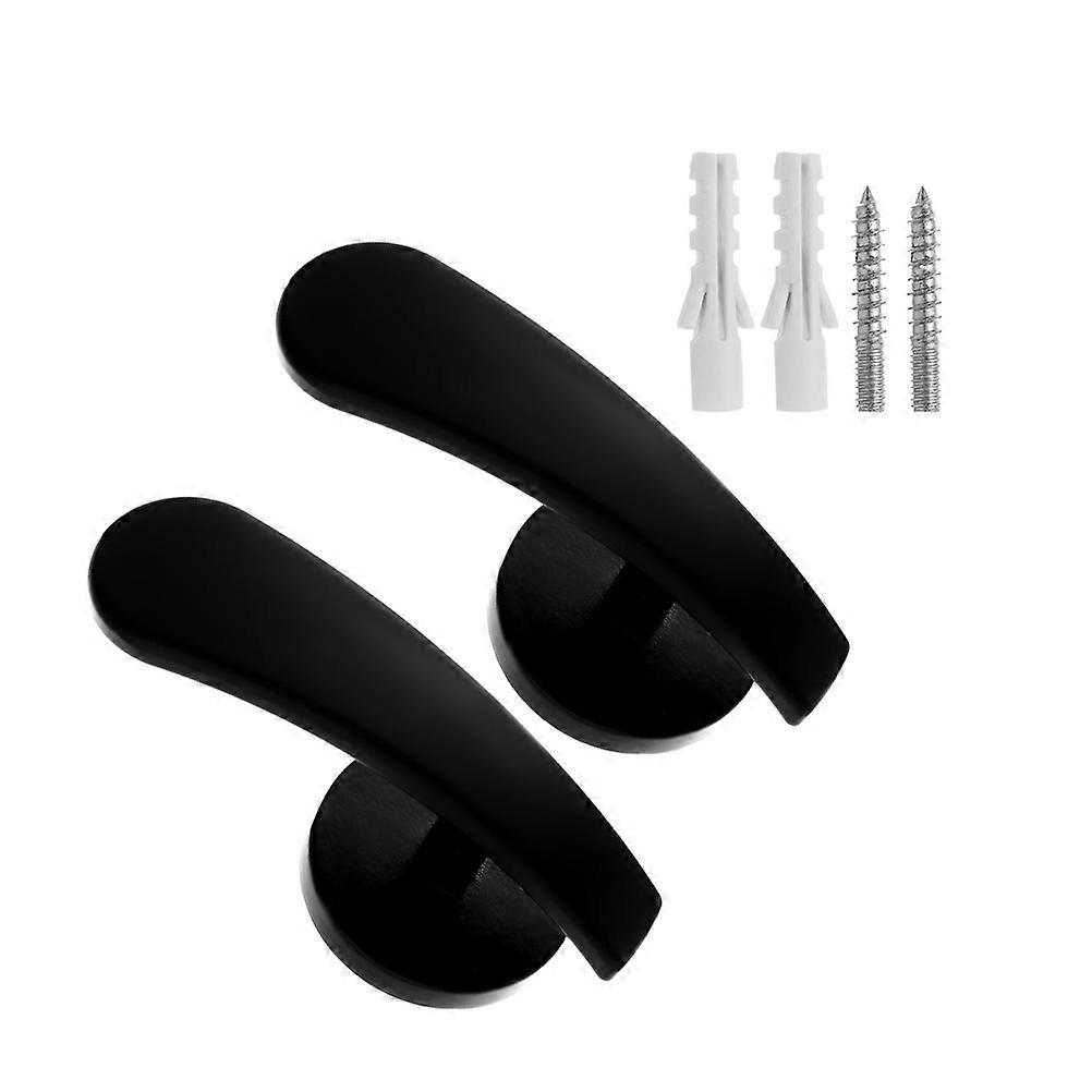 Window Curtain Holder 2Pcs Zinc Alloy Holdback Wall Mounted Hooks Simple Design For Home Office Settings 7.00X3.00X2.50CM