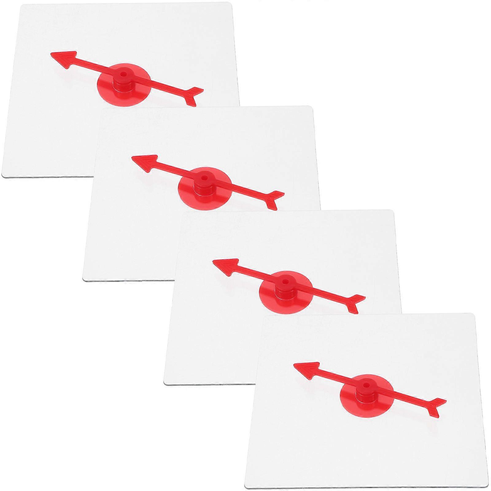 with Rotating Arrow Transparent for Game 12Pcs