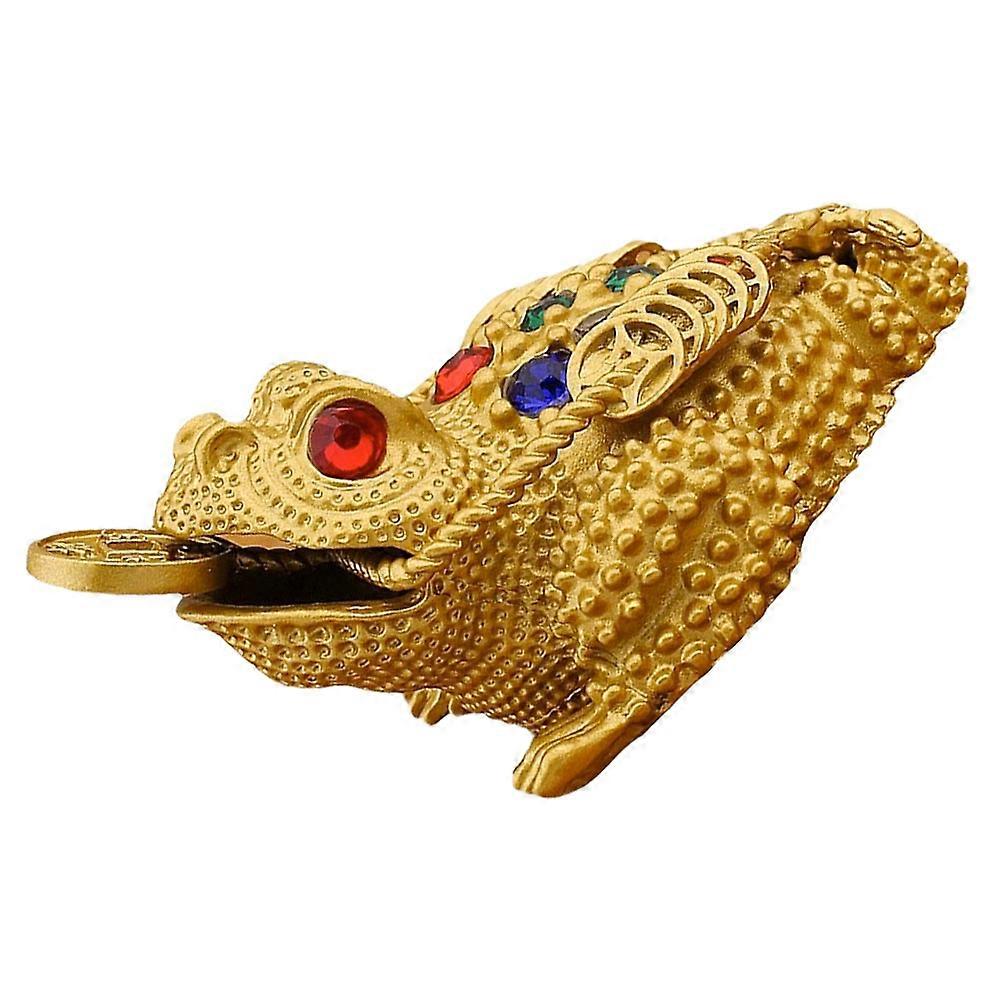 Three Legged Toad Figurine Sculpture for Decoration 5Pcs