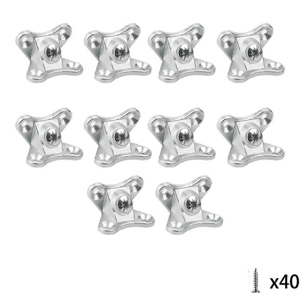 Removable Corner Brace - 10 Pieces Butterfly Bracket Connector
