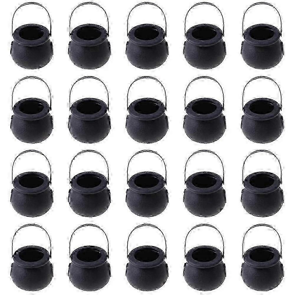 20 Pcs Mini Witch & Skeleton Cauldron Candy Holders with Handles - for Halloween, Easter