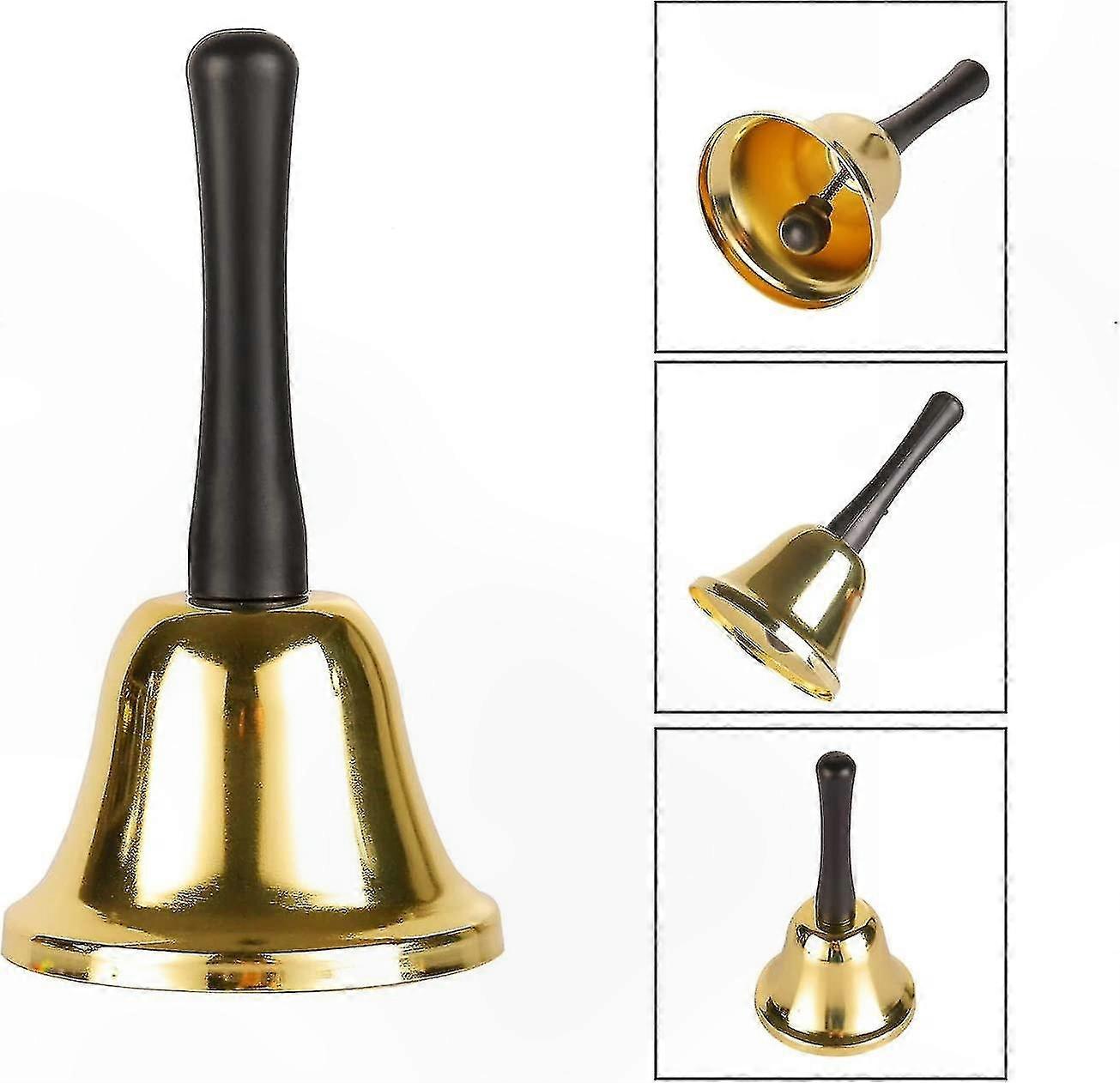 Steel Table Bell for Calling Attention, Durable Hand Ringing Bell for Home or Office Use
