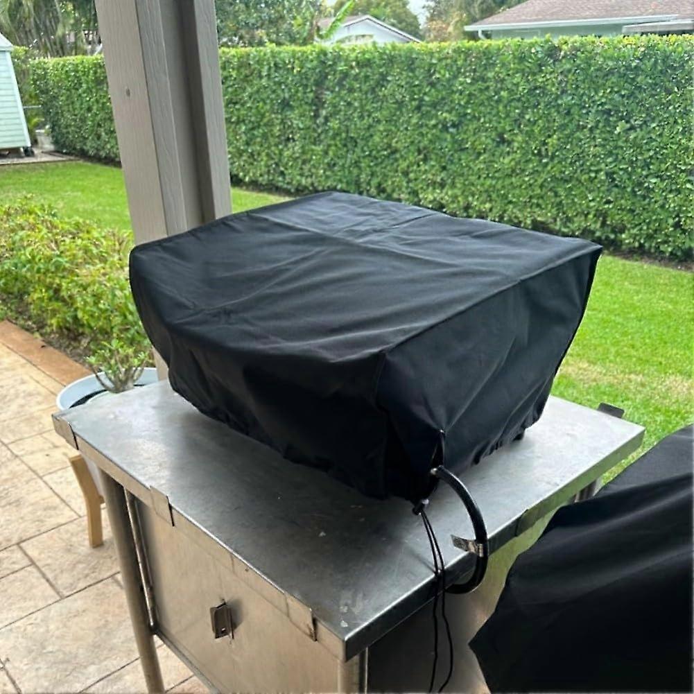 Waterproof Grill Cover With Adjustable Cord Bottom For Patio Grills, UPF 50+ Fabric, Tear Resistant, 22.5 x 17 x 9 Inch