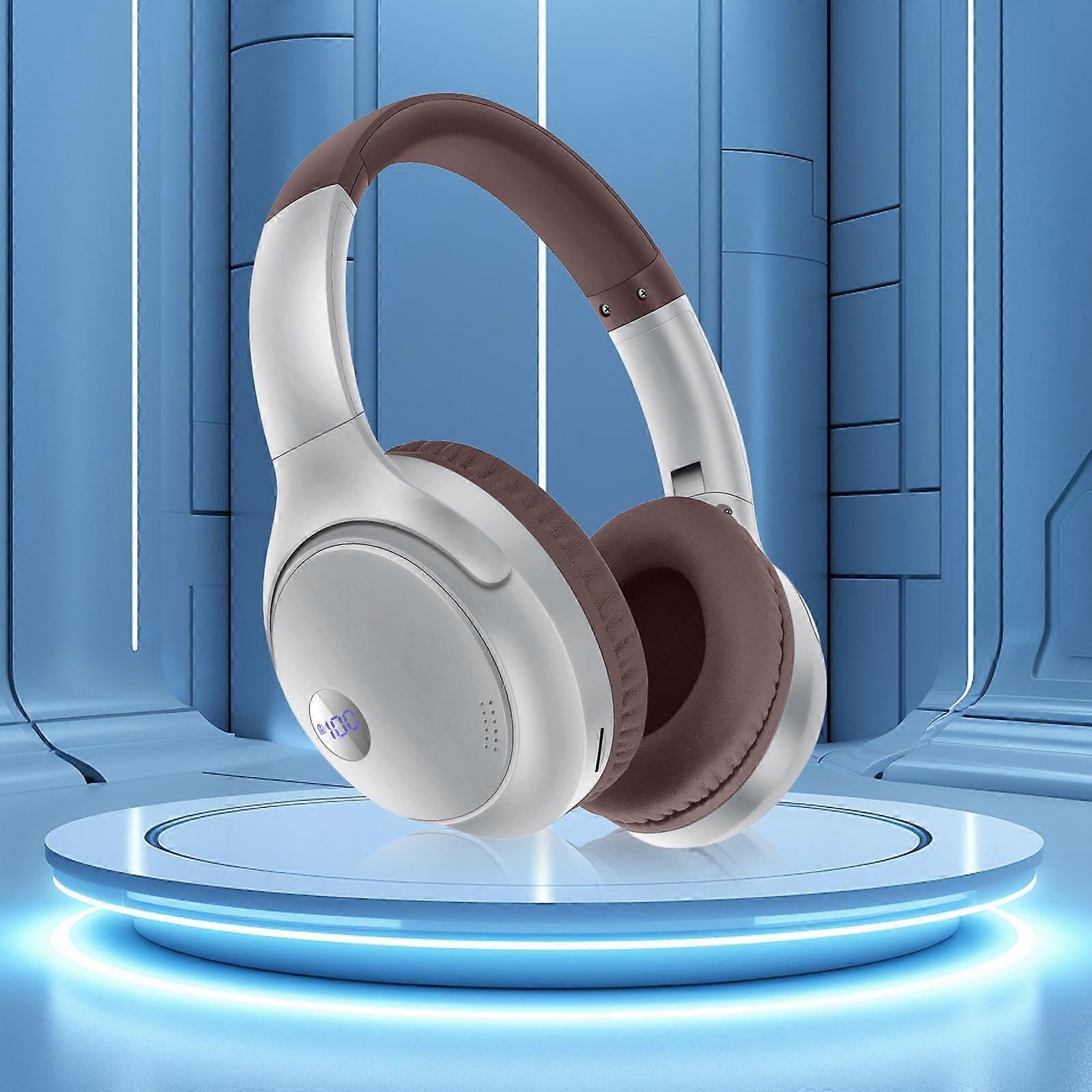 Jacenvly 2024 Wireless Earphones V5.3, Digital Battery Display, Foldable, Card Insertion, Immersive Sound