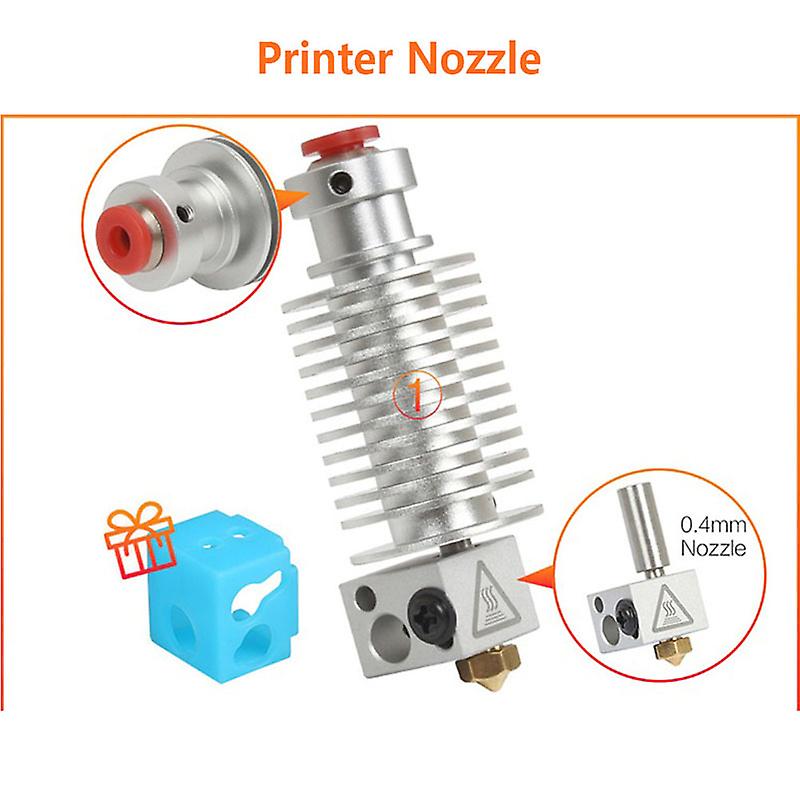 Accessoires d’imprimante 3D portable v6 Extrusion Head Kit Buse chauffée