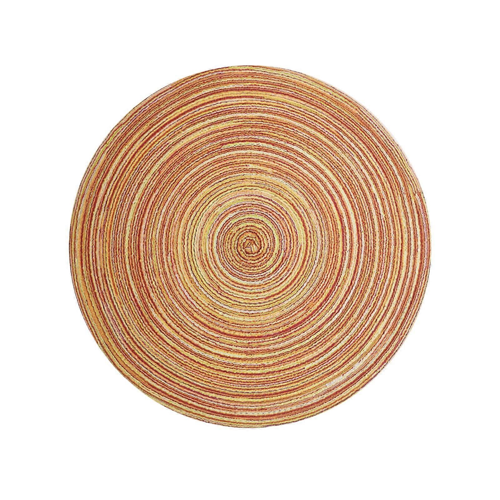 Mat Antiskid Heat Insulation Mats Nnitting Circle Table Placemat Dinner Kitchen Pad