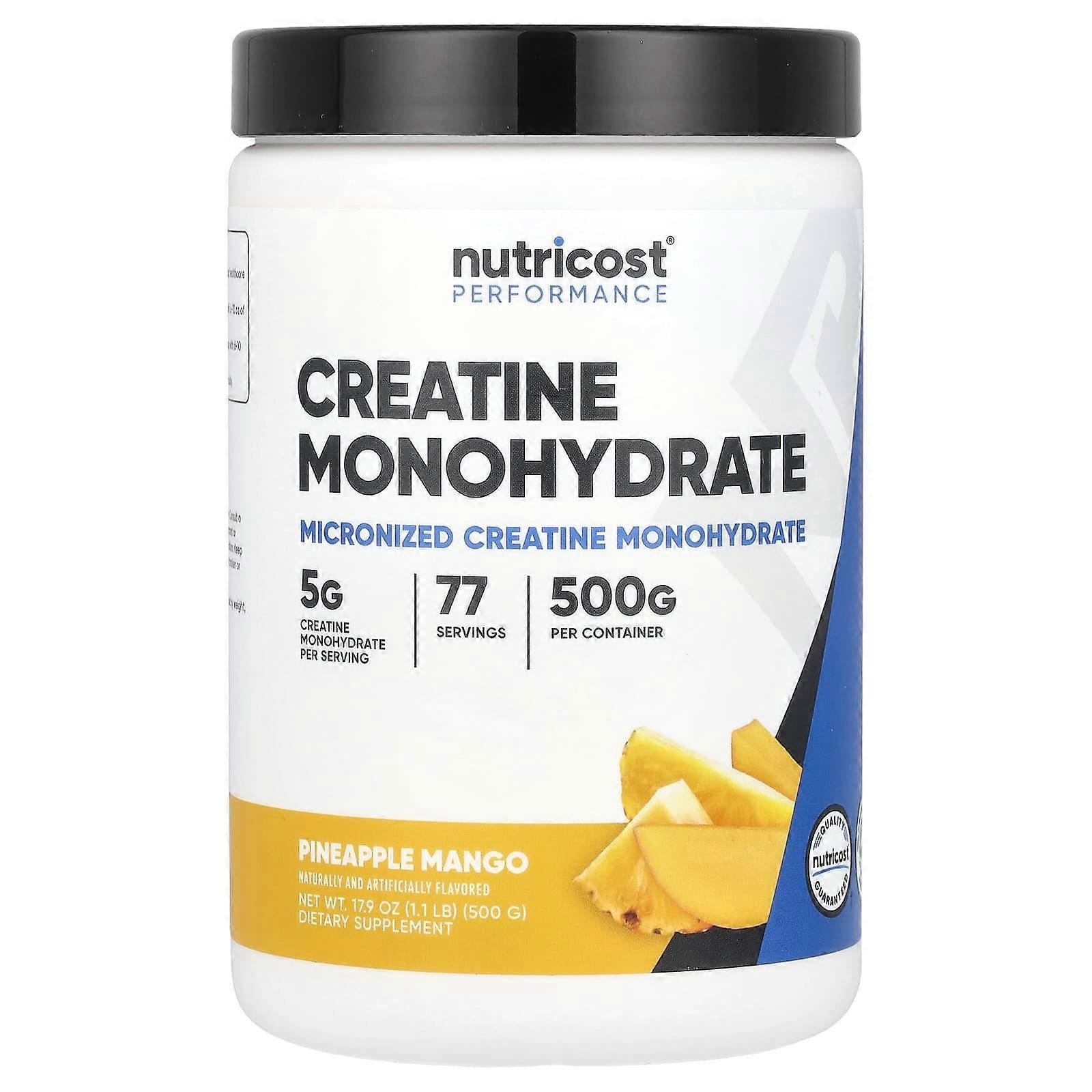 Performance, Creatine Monohydrate, Pineapple Mango, 1.1 lb (500 g)