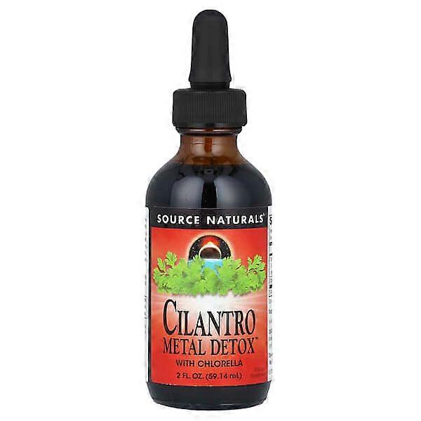 Source Naturals, Cilantro Metal DetoxÃÂÃÂÃÂÃÂ¢ÃÂÃÂÃÂÃÂÃÂÃÂÃÂÃÂ¢ With Chlorella, 2 fl oz (59.14 ml)