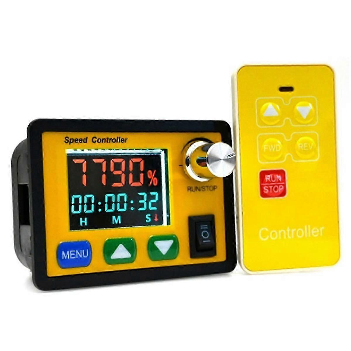 Forward Reverse 0-100% Adjustable DC 6-55V 20A DC Motor Speed Controller PWM 12V 24V 48V Remote Cont