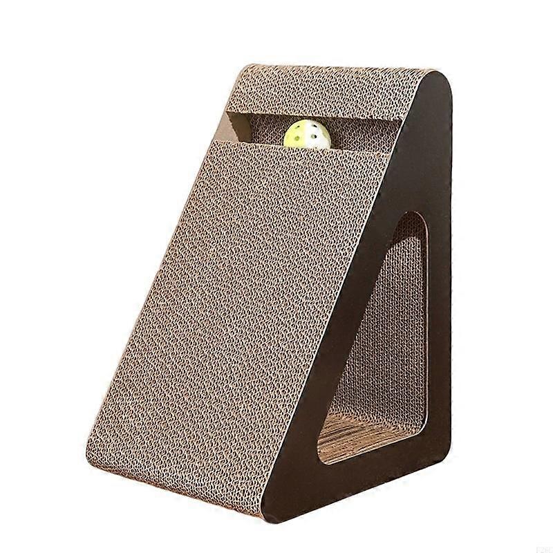 Multiuse Cats Scratching Cardboard With Rotating Ball For Boredom Cats Exercise And Entertainment Indoor Cats Fun Activity