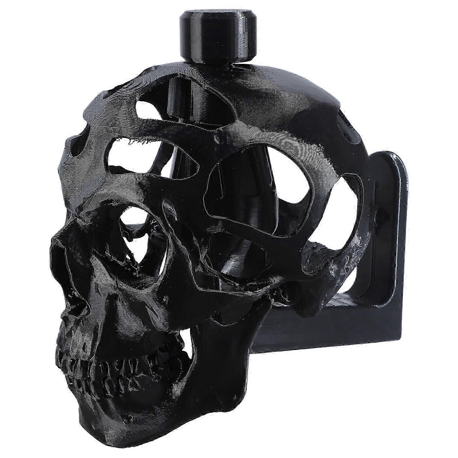 25-26 Skull Helmets Display Stand Support Perfect For Showcasing Your Collection With Realistic Bone Design Home Or Cafe Decor