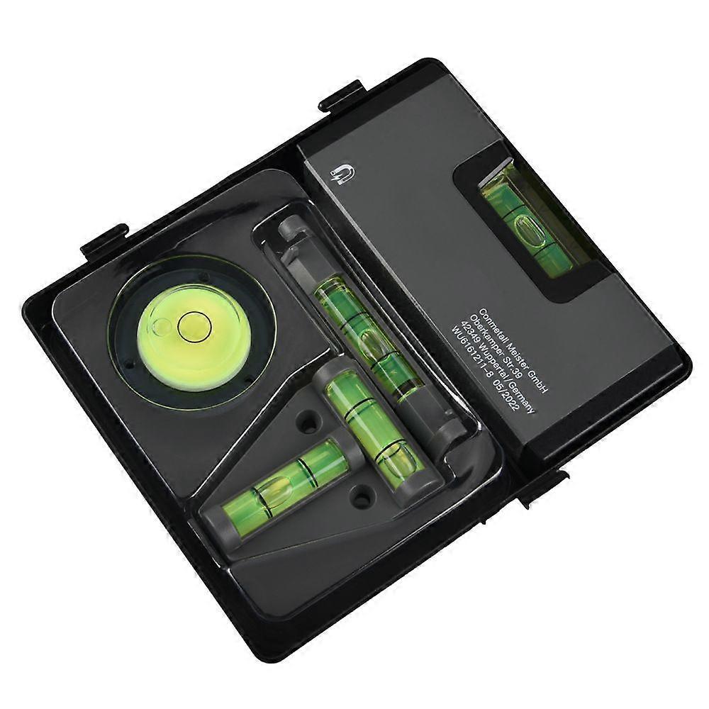 Aluminum alloy level set with strong magnetic small mini portable level universal level bubble hanging line level bubble