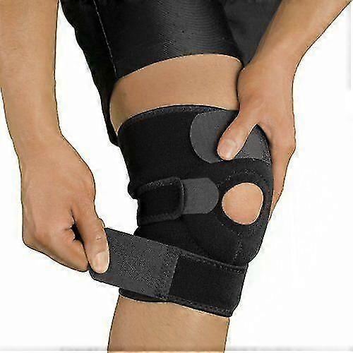 Ny Support Guard Gym Sport Neopren Patella Sort Elastisk Knæ Tandbøjle Fastner