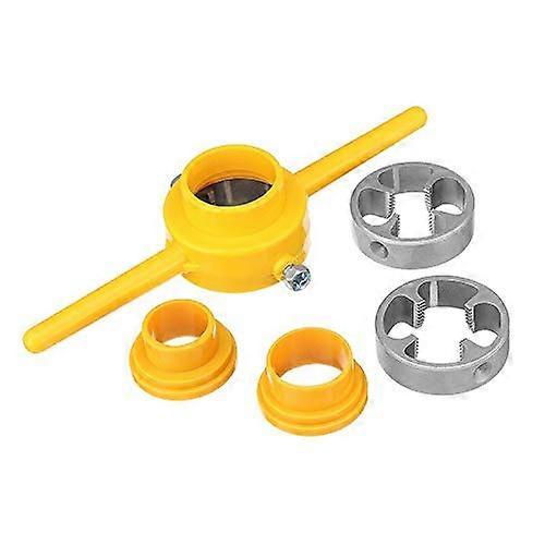 NPT Die Set 6Piece For PVC Tools Thread Maker 1/2 In 3/4 In Tarraja Tubo