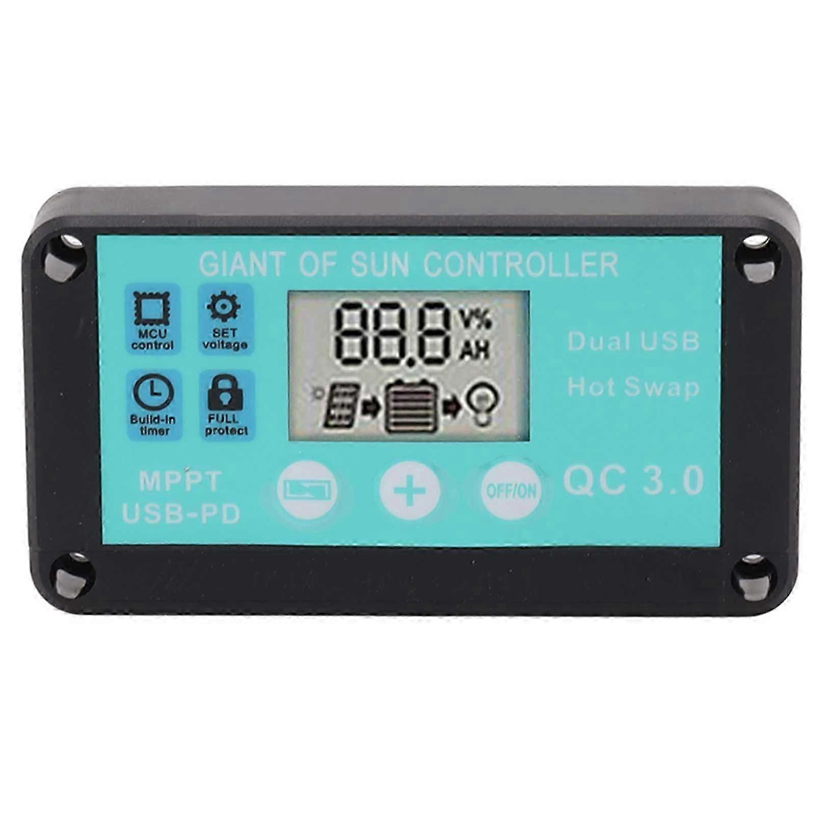 10A Solar Charge Controller Great Heat Dissipation Easy to Use for Phone PC