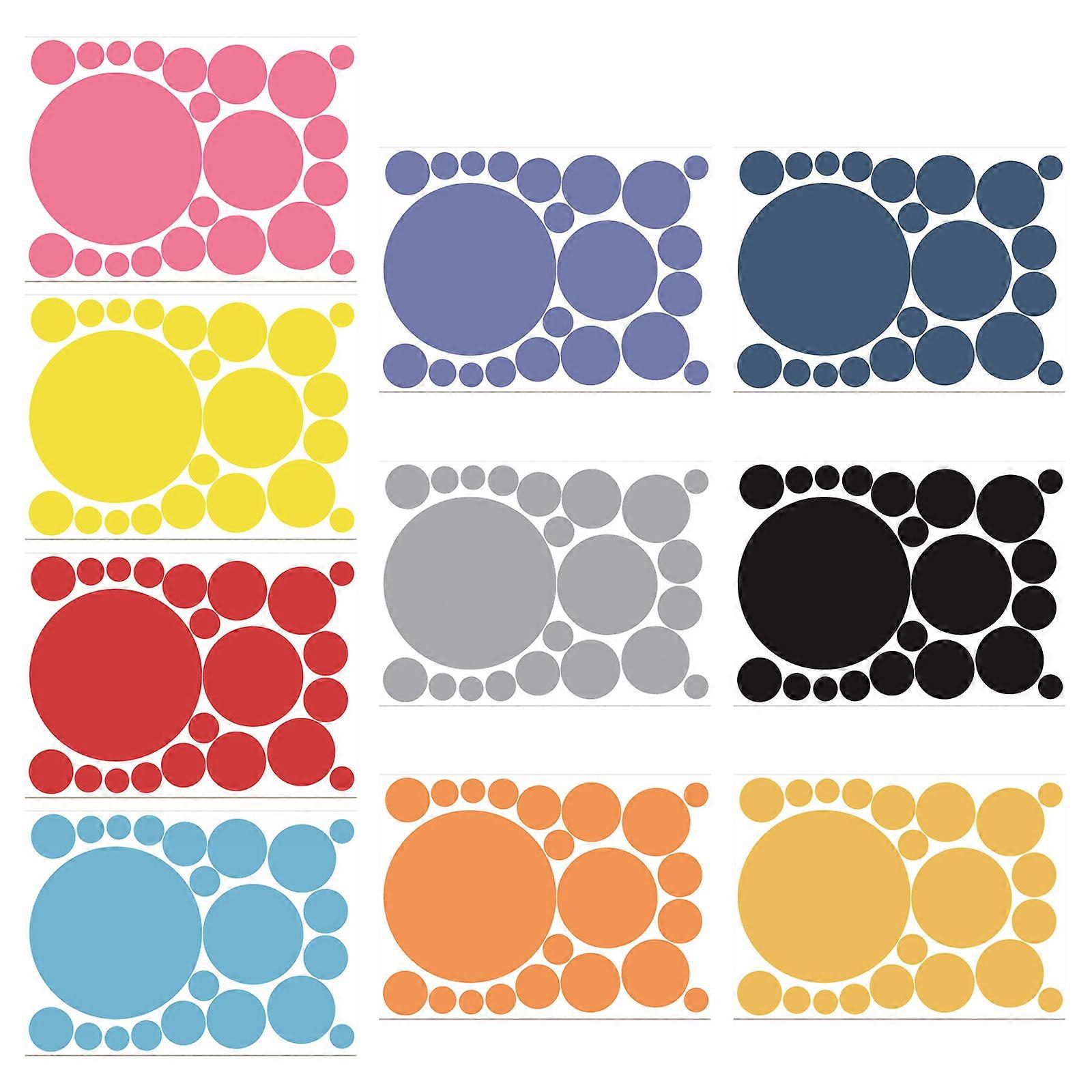 Multicolor Dot Sticker 2.1-15cm Colorful Sealing Sticker Writable Wrapping Label For Labeling Seal Envelope Card Multicolor