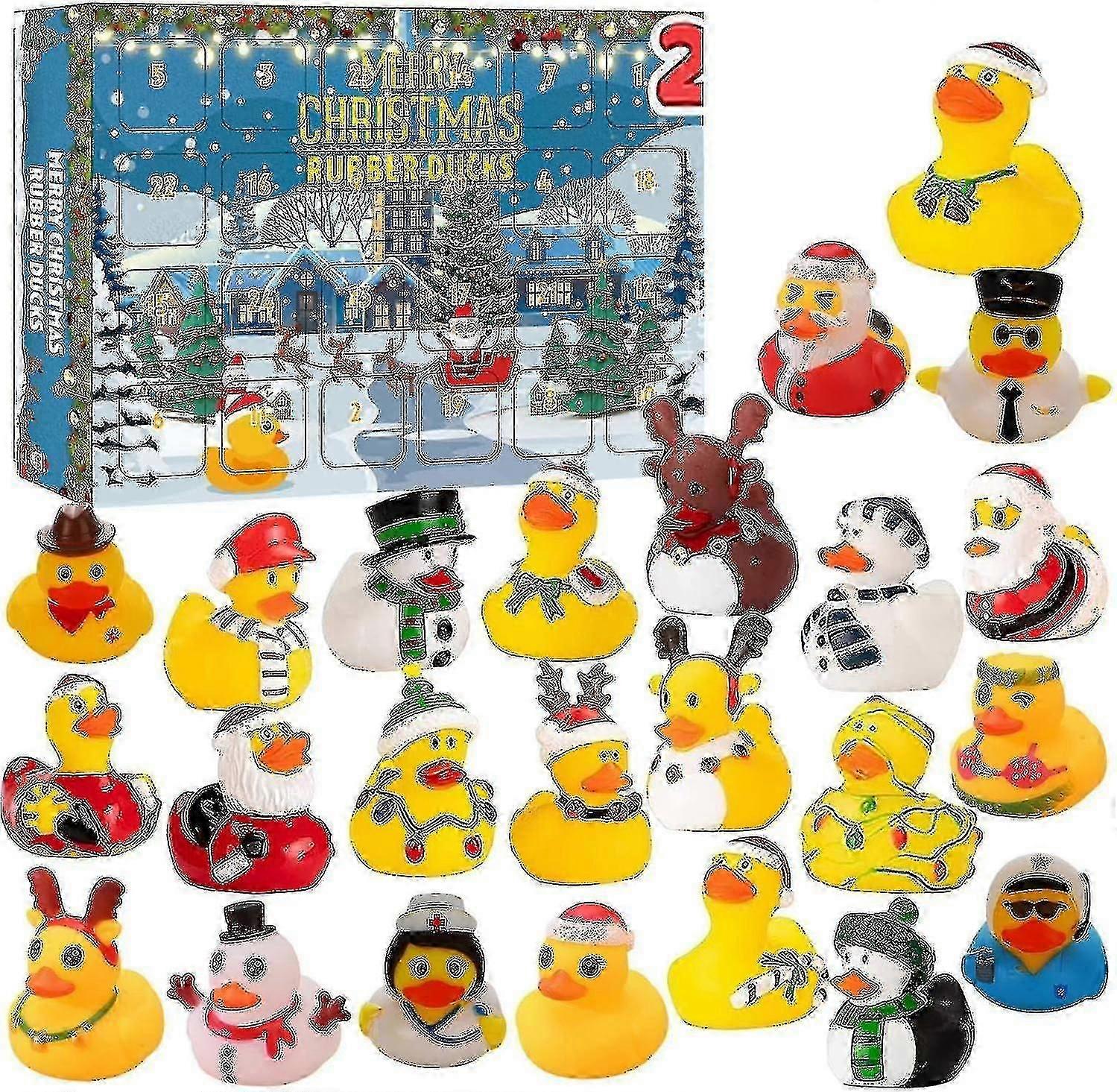 Rubber Duck Advent Calendar 2023, Advent Calendar 2023 Kids, Advent Calendar Duck Bath Toy Set, Advent Calendar With 15 Rubber Ducks, Advent CalendarZ
