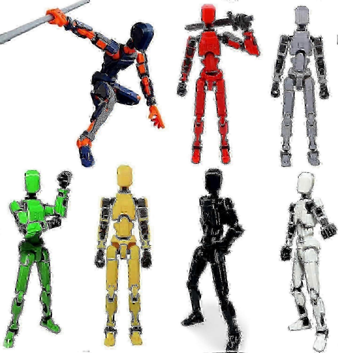 T13 Action Figure,robot Action Figure,t13 Action Figure 3d Printed Multi-jointed Movable,13 Action Figure Dummy,decorations For Action