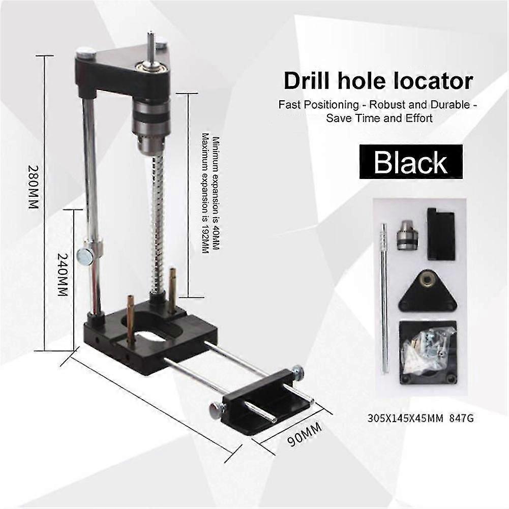 Drill Guide Locator Woodworking Drilling Template Tool Portable Press Machine