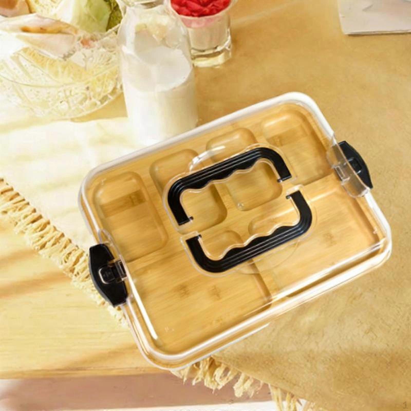 Bamboo Cheese Board Reusable Platter for Housewarming Wedding Kitchen