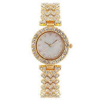 New Full-Rhinestone Fashion Quartz Shell Dial Women's Watch  Bracelet Style    With
