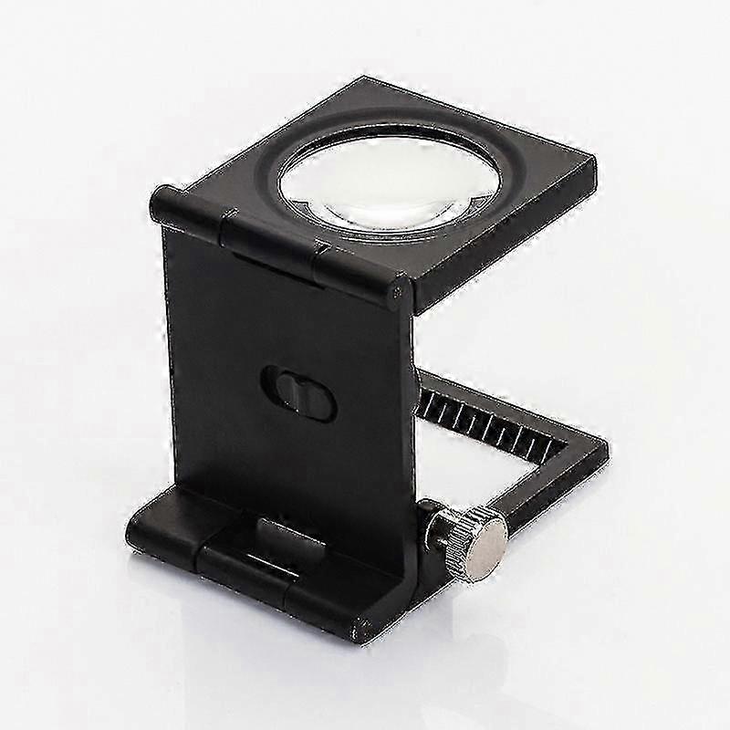 Triple Folding 10x Magnifying Glass With Led Light f26