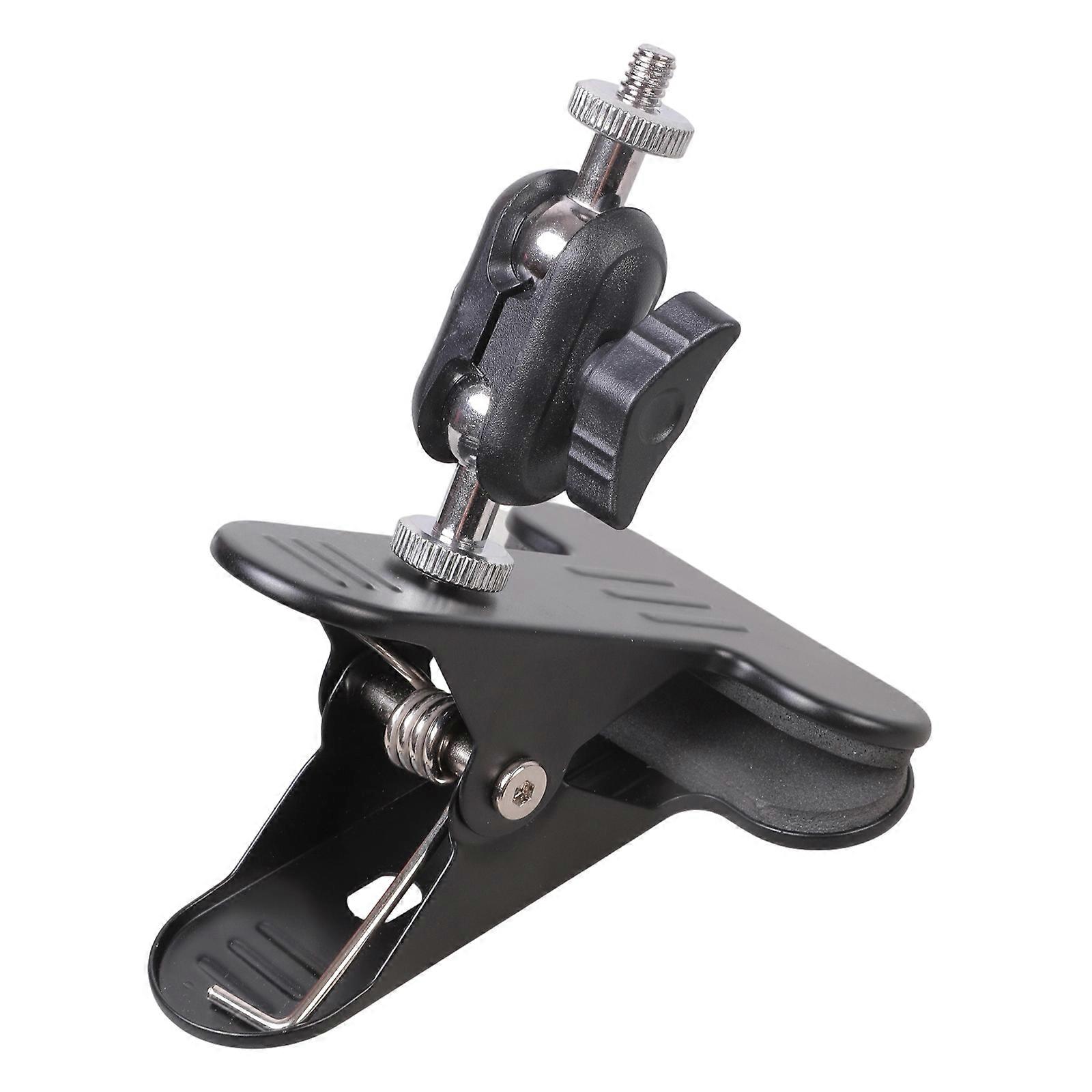 360 Degree Rotating Studio Clamp With 1/4inch External Screw Mount For LED Panel Microphones Tripods And Camera Accessories Multicolor