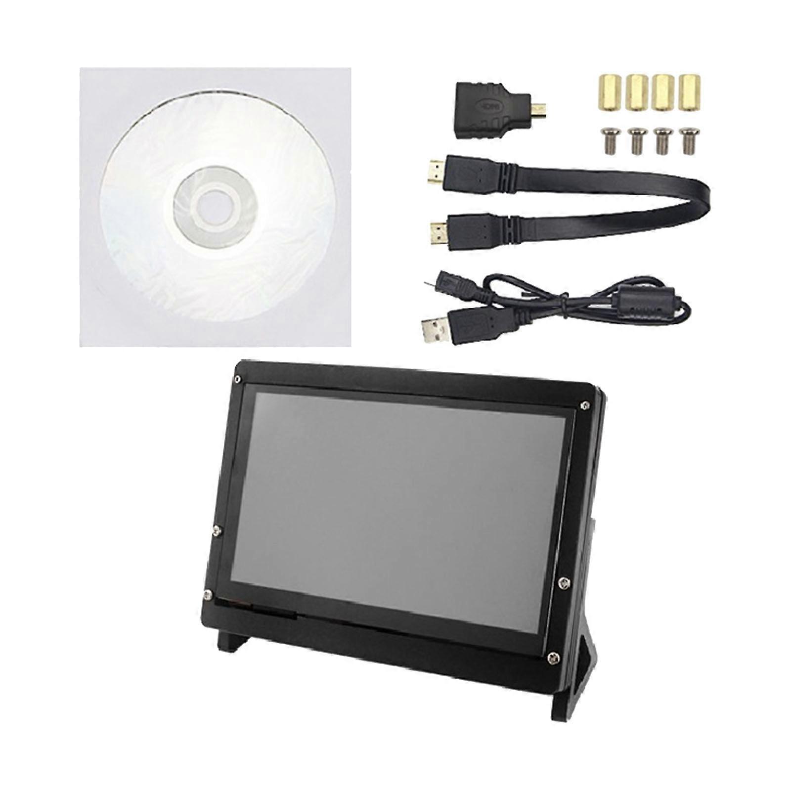 7Inch LCD Display Screen With 5Point Touching, 1024x600 IPS Screen  4B/3B+ And Other Small Computers Multicolor
